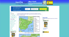 Desktop Screenshot of map-of-spain.co.uk